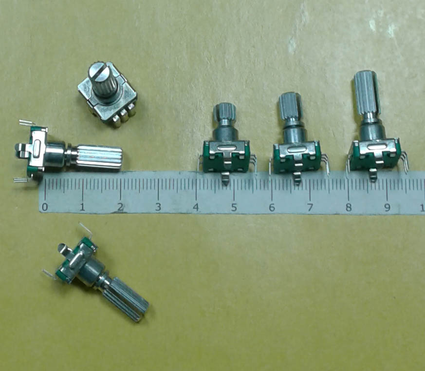 Энкодер №19.2 с кнопкой EC11-1SD5x4,5-L20 KQ 